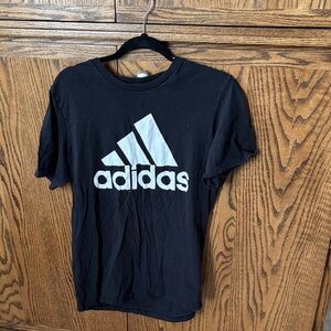 Adidas Women’s Black Tee with White Logo